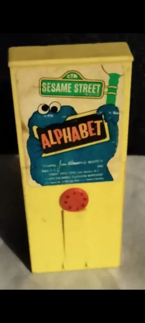 Fisher Price Movie Viewer Cartridge Sesame Street Alphabet Muppets Vintage 1976