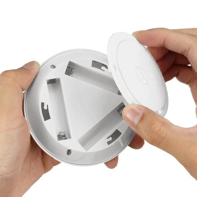 LED PUCK LIGHTS Wireless Remote Control Under Cabinet Touch Night Light ...