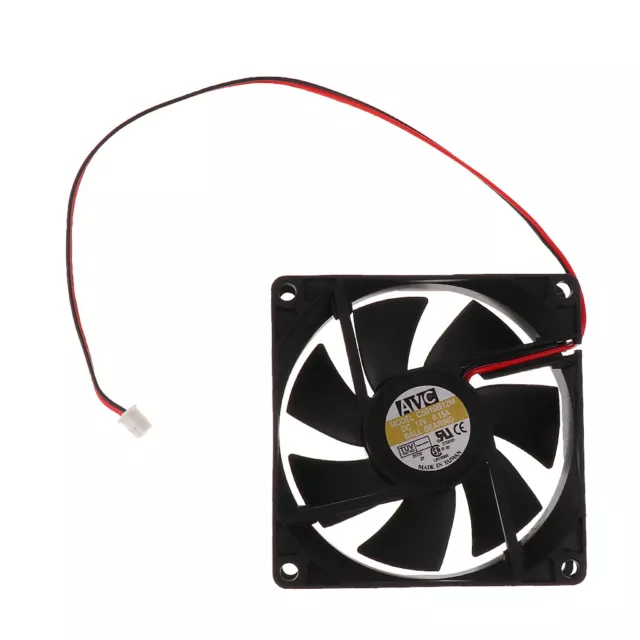 12V Cooling Computer Case Fan 2-Pin Computer Cooling Fan for Computer 2 Wire