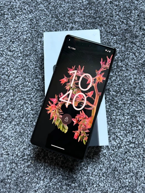 Google Pixel 6 GB7N6 - 128GB - Stormy Black (Unlocked)**cracked screen**