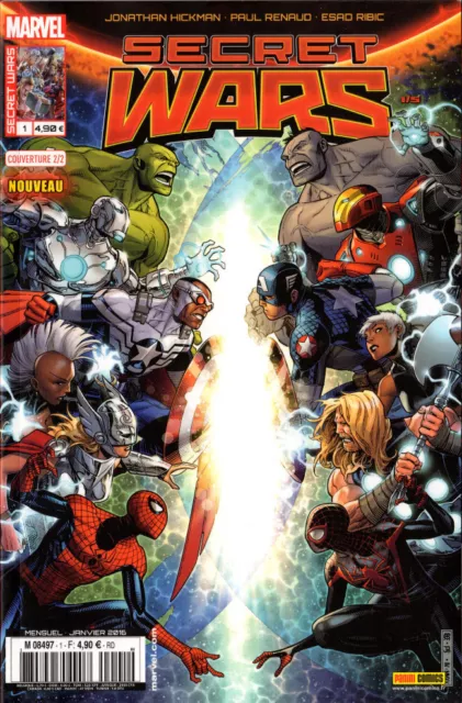 sep24 --- Comics  PANINI    SECRET WARS  N°  1 COUVERTURE 2