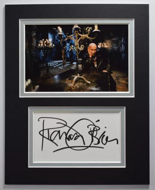 Richard O'Brien Signed Autograph 10x8 photo display Crystal Maze TV COA AFTAL