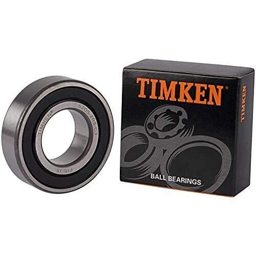 2PACK TIMKEN 6205-2RSC3 Double Rubber Seal Bearings 25x52x15mm Pre-Lubricated...