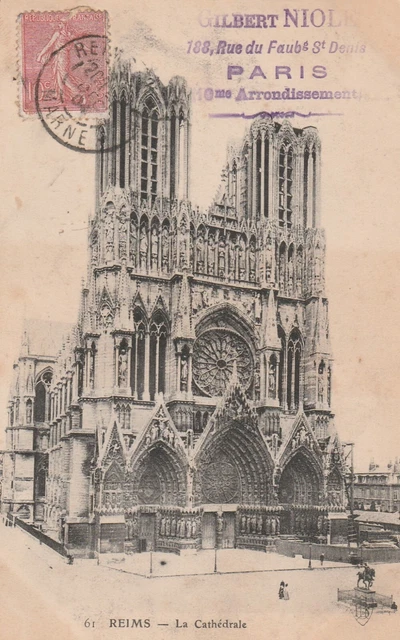 CPA 51 REIMS La Cathédrale