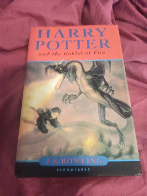 Harry Potter And The Goblet Of Fire Hardback 1st Edition Bloomsbury With Errors