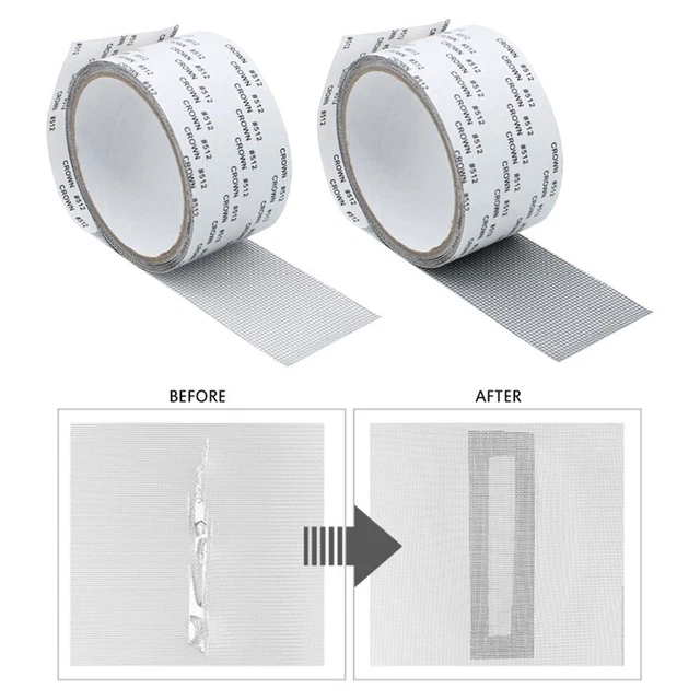 2m Anti-mosquito Mesh Repair Tape Patch Screen Window Net Broken Hole Tools Home