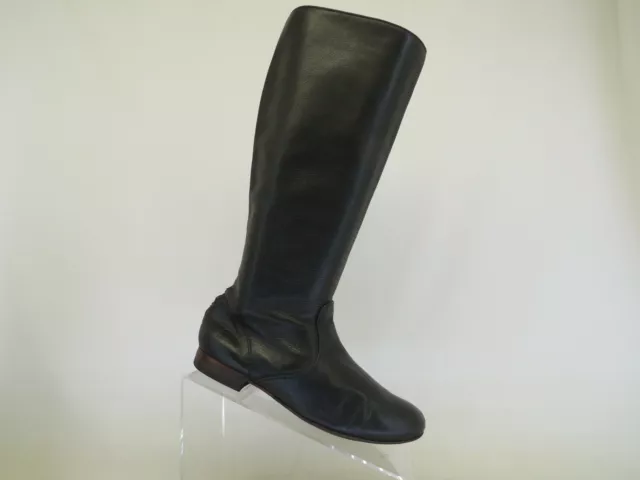 Frye Black Leather Knee High Riding Fashion Boots Womens Size 6.5 M