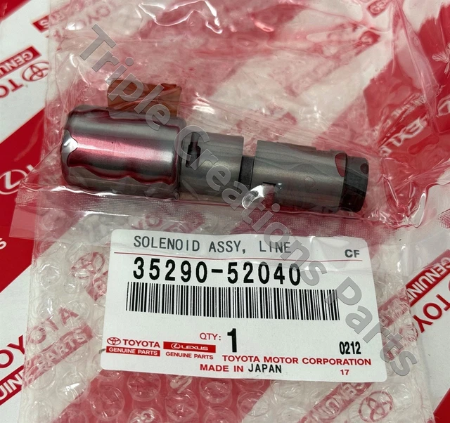3529052040 GENUINE TOYOTA Solenoid Assy Line Pressure Control 35290 ...