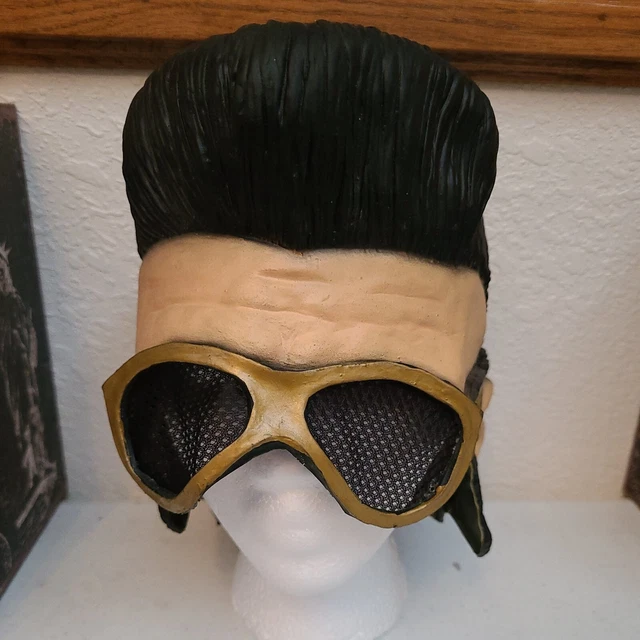 ELVIS Presley  RUBBER MASK Latex Sideburns Sunglasses 2007