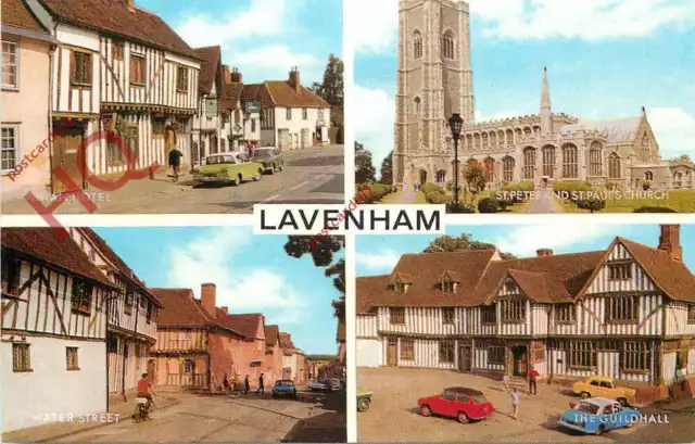 Picture Postcard; Lavenham (Multiview) [Salmon]