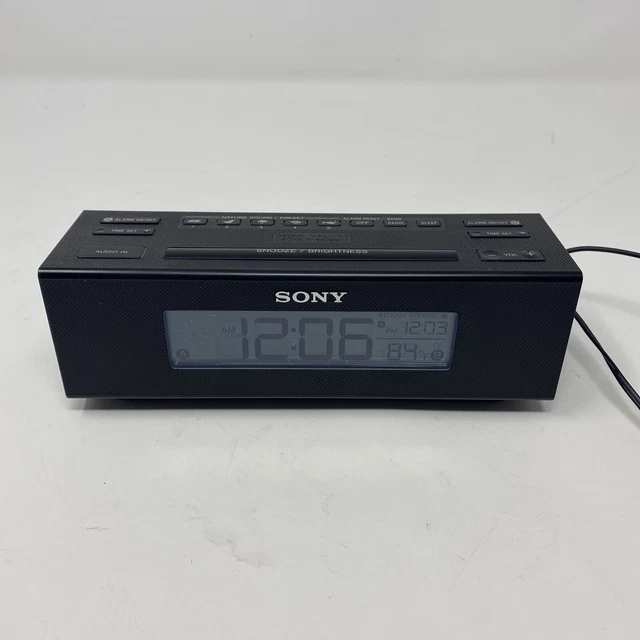 SONY ICFC707 DREAM Machine AM/FM Clock Radio with Temp Sensor Nature
