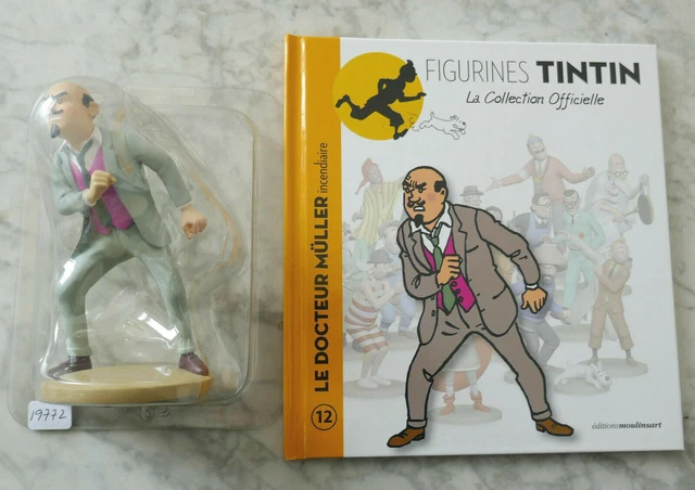 Figurine Professeur Müller N°12 - Tintin édition Moulinsart 2011 - Neuve