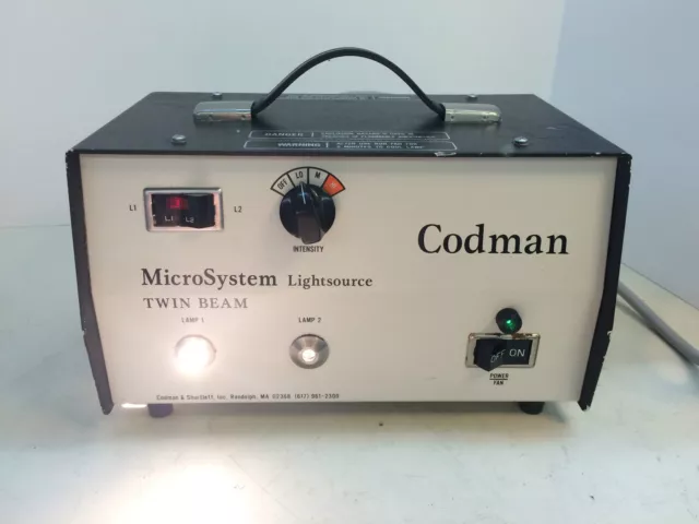 Codman Endoscopic - Light Source - Micro System Twin Beam "90 days warranty"