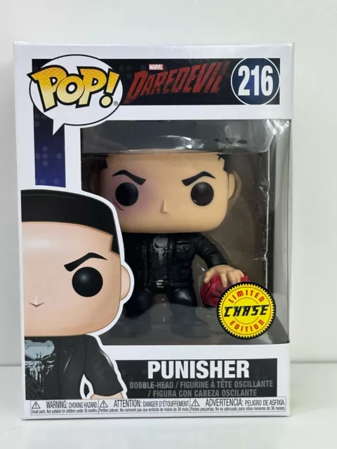 Funko Pop! Marvel Daredevil Punisher Chase #216 w/ Protector