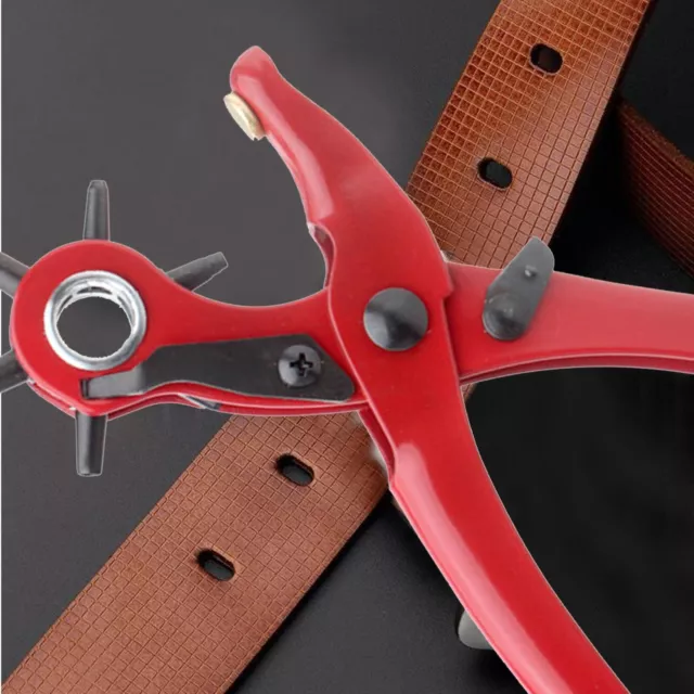 Leather Belt Hole Punch Plier Eyelet Hole Puncher Revolve Sewing Machine  Bag Setter Tool Watch Band
