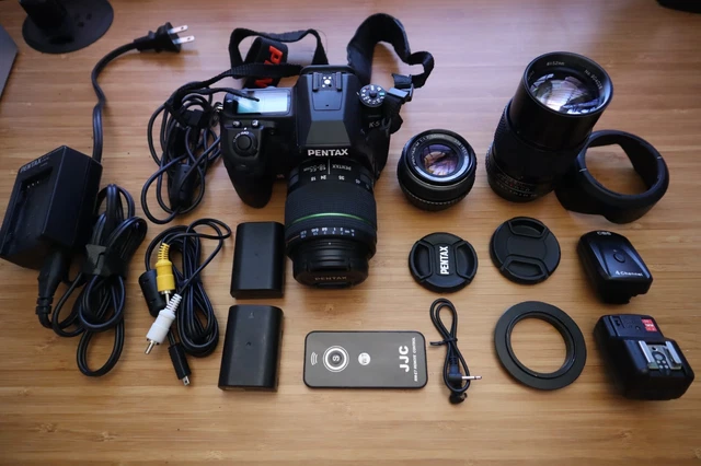 Pentax K-5 16.3 MP Digital SLR Camera W/ Multiple Lenses, and accessories - LOOK