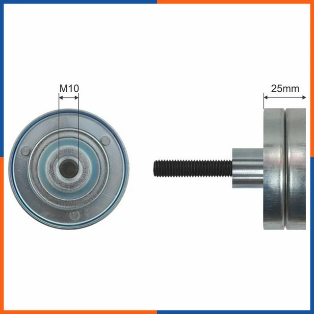 Galet tendeur de courroie d'accessoire pour SEAT | 03C145276B, FI21080, 88350