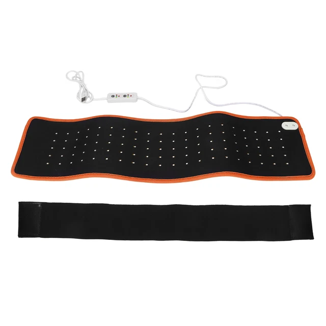 (Orange)BHDK Dispositifs De Ceinture De Lumière Rouge LED 100 Perles De Lampe