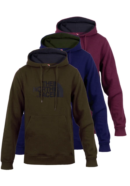 North Face Herren Hoodie | Frontstickerei & Contrast Inlay Farbe | Constrast