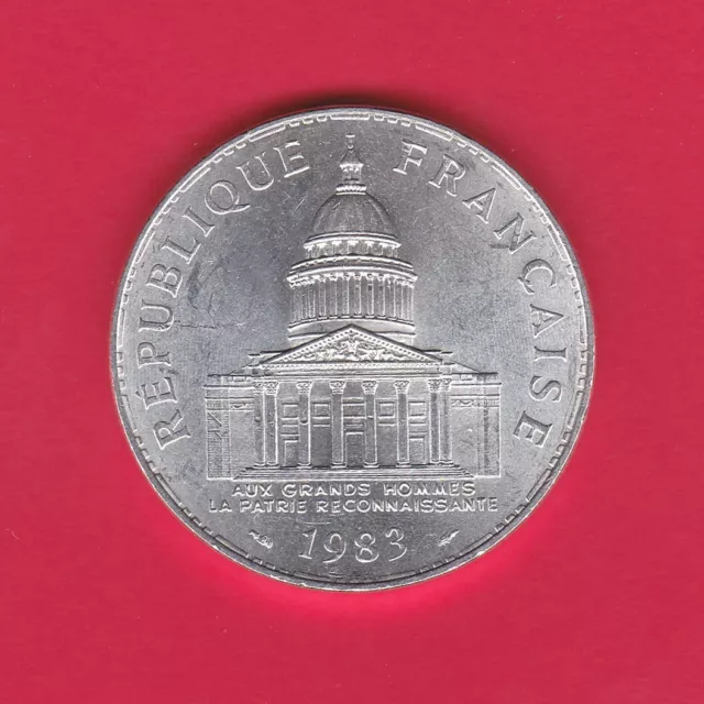 Pièce de monnaie France : Panthéon 100 francs Argent, 1983, TTB