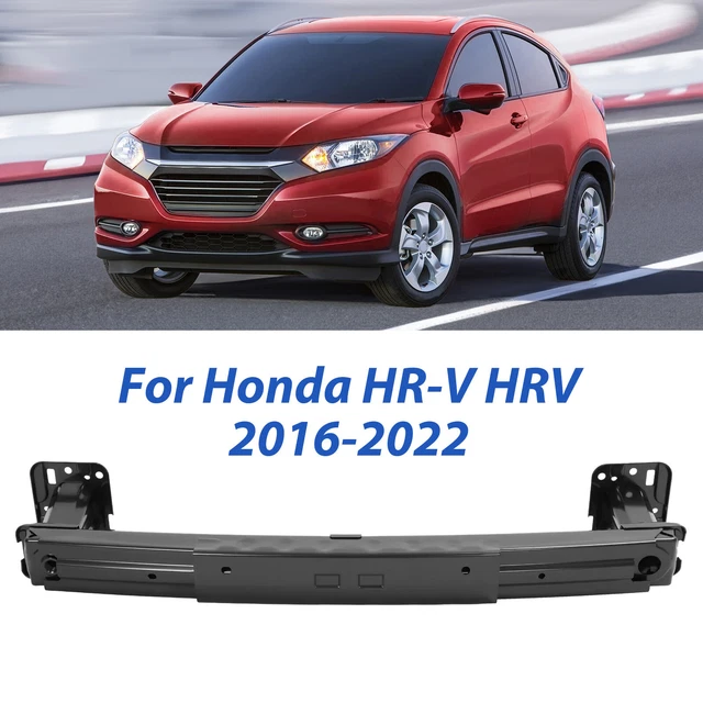 Front Upper Grille For 2016-2018 Honda HR-V HRV - Factory Style, Chrome Black Finish, Direct Fit