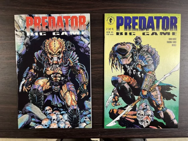 Predator Big Game #1 #2 Dark Horse Comics 1991 - VF/NM