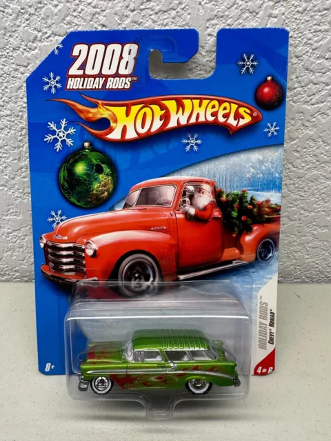 2008 Hot Wheels Holiday Rods Chevy Nomad in Green