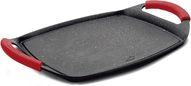 Lacor 25547 Piastra Grill Padella Griglia Allusione 33,5x25cm Adatta a Induzione