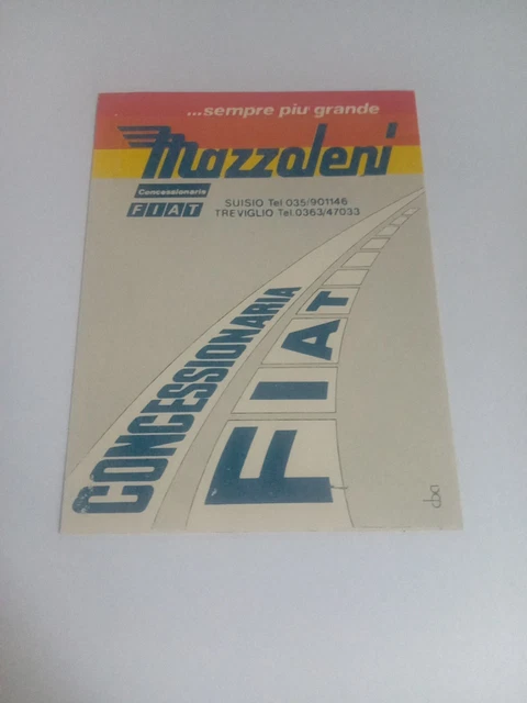 Autocollant Vintage Fiat Rallye Squadra Corse – Bologna – 13 X 3 Cm – Fabriqué En Italie