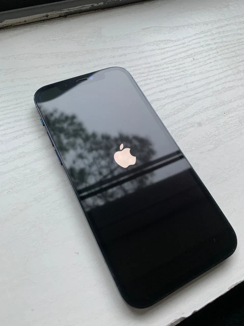 iPhone 12 Mini 128 Go Bleu *** POUR PIECE *** Arrière Cassé + Réseau instable