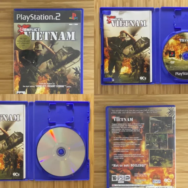 Preços baixos em Sony Playstation 2 Jogos de videogame de tiro Conflict:  Vietnam