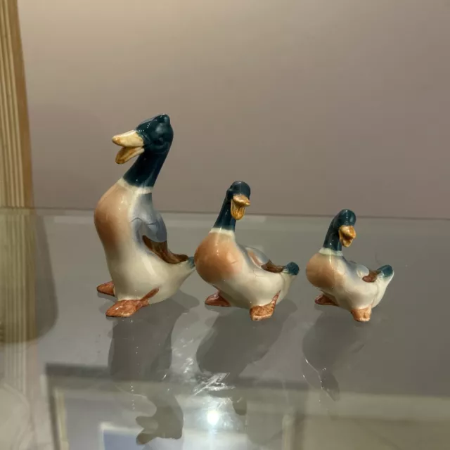 Beswick - Mallard Duck Family full set of 3