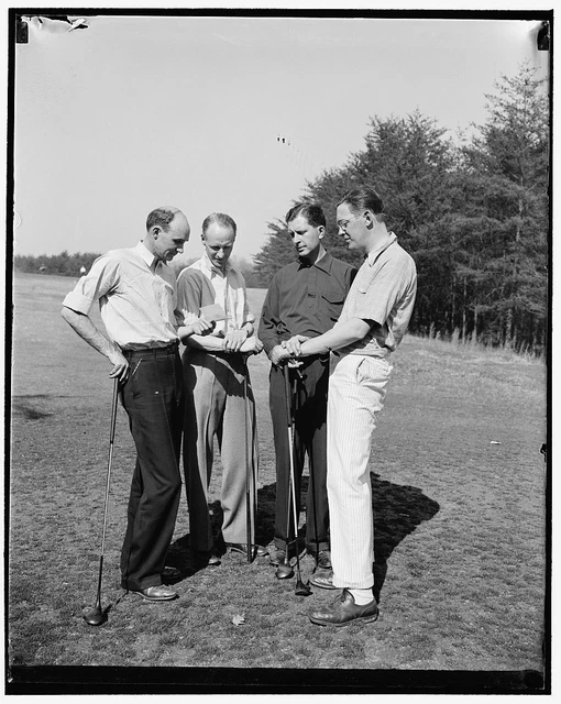 Reproduced 1939 Photo Broadcasting Magazine Council Left To Right: Thad Holt, e