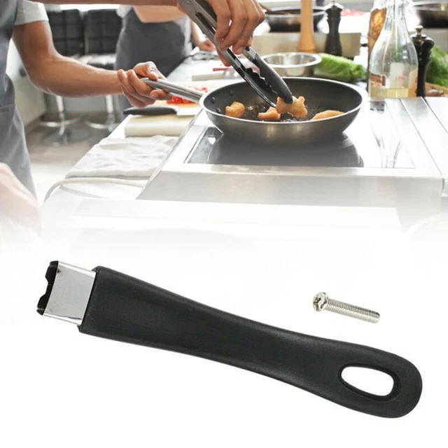 Durable Replacement Pan Handle in Black Bakelite Material Ideal for Cookware