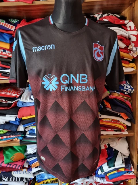 Maillot Trabzonspor Extérieur 2018/19 – Macron – Taille L – Bleu – Neuf Sans étiquette