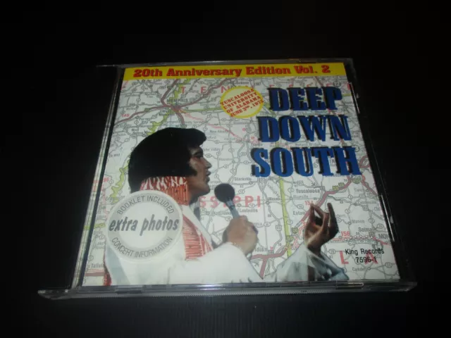 RARE! CD "ELVIS PRESLEY : DEEP DOWN SOUTH" 20th anniversary edition, volume 2