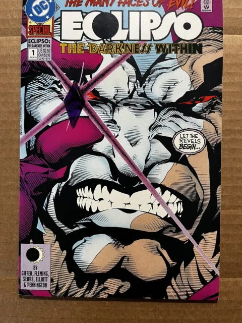 Eclipso: The Darkness Within #1 - Gem attached - DC Comics (1992); Giffen, Sears