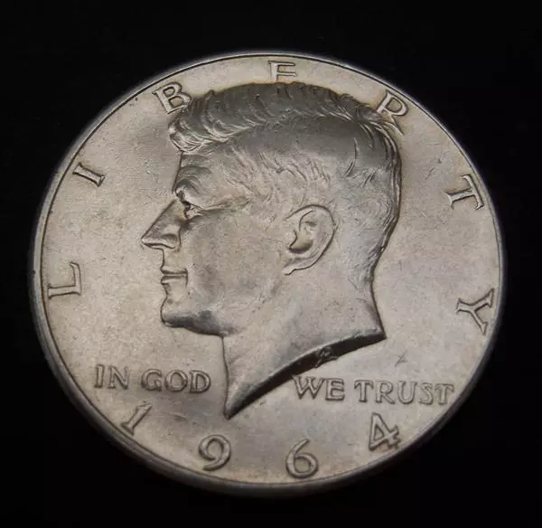 1964 President Kennedy Half Dollar Coin Silver USA 50c Uncirculated