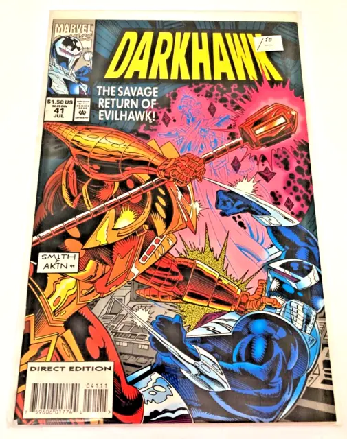 Darkhawk #41 VF low print run 1994 Marvel