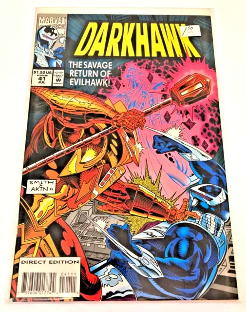 Darkhawk #41 VF low print run 1994 Marvel