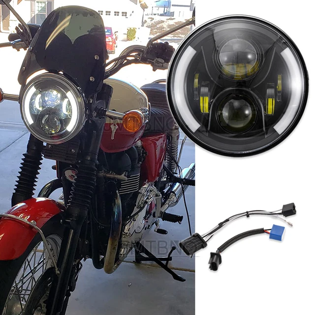triumph bonneville t120 led headlight