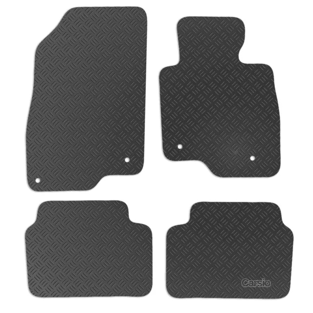 Carsio Tailored Rubber Car Floor Mats For Mazda 6 Estate 2013 to 2019