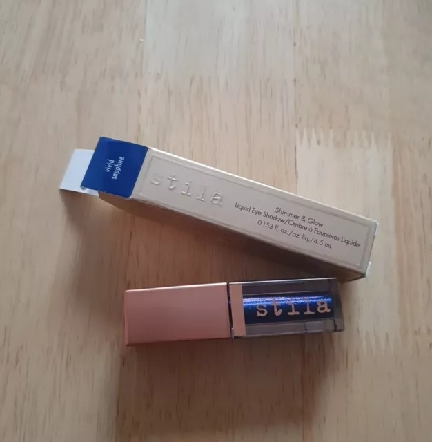 Stila Shimmer & Glow liquid eyeshadow Vivid Sapphire BNIB