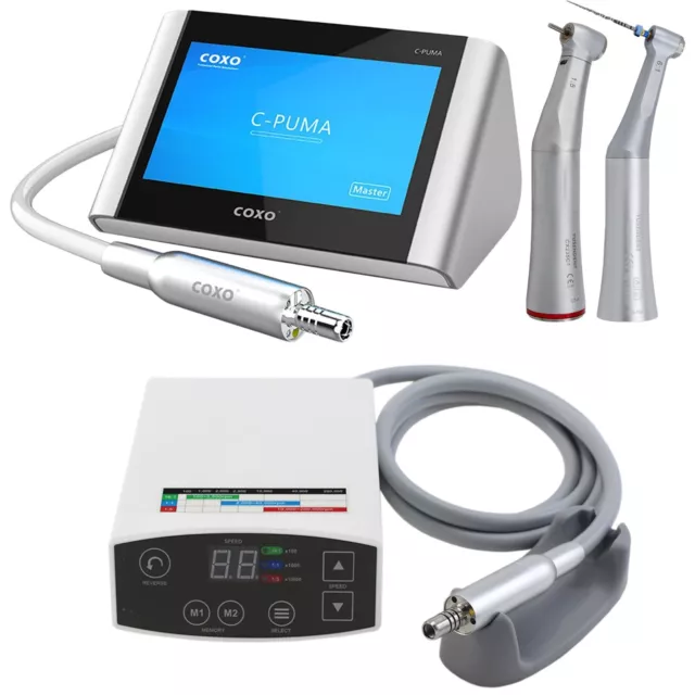 COXO C PUMA Master Dental Electric Motor LED 1:5 Contra Angle 6:1 Endo Handpiece