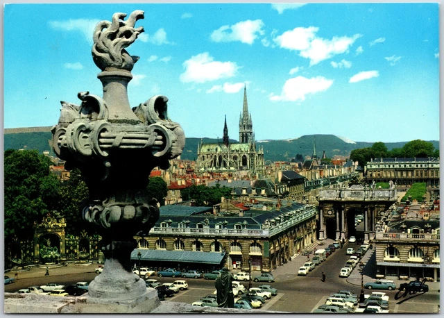 Nancy (Meurthe-Et-Moselle) Vue Sur L'Arc De Triomphe Le Palais France Postcard