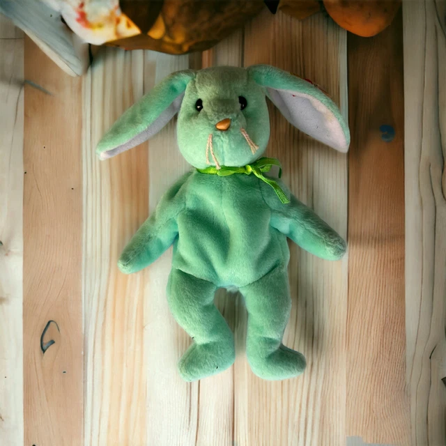 Vintage from the 1990s 1996Ty Beanie Baby Hippity Extremely Retired PE Pellets