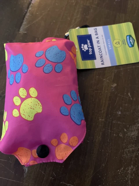 Top paw raincoat in a cheap bag