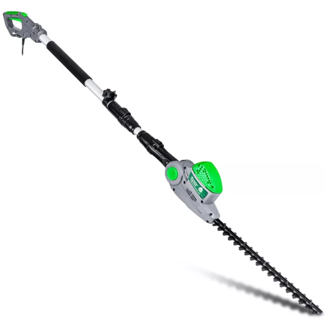 Hedge Trimmer Electric Extendable Telescopic Long Reach Pole Saw Cutter Corded