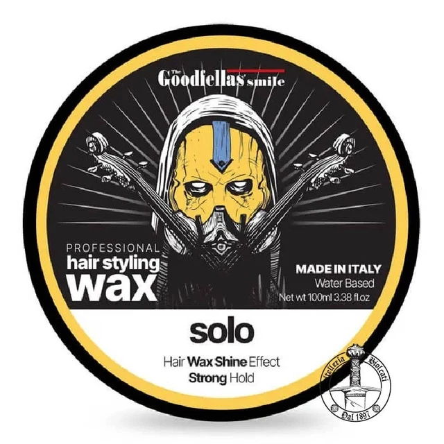 Cera Capelli Solo Hair Wax Shine effect Strong Hold – The Goodfellas’ Smile