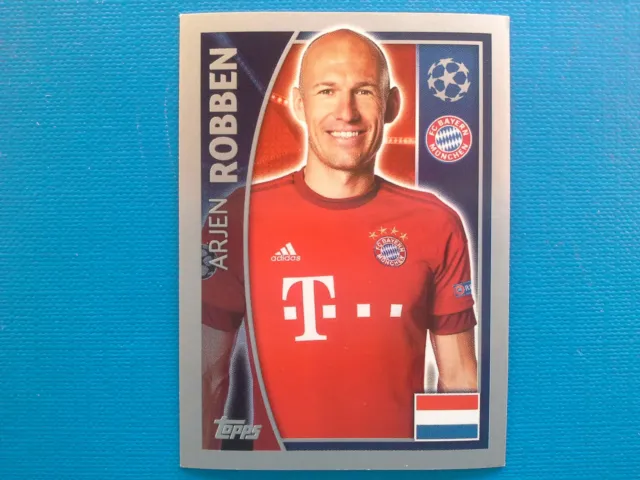 Topps Champions League 2015-16 2016 n.387 Arjen Robben Bayern Munchen